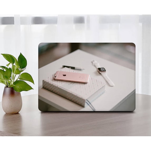 KSK KAISHEK Plastic Hard Shell Only for 2015 2014 2013 2012 Rel. Old MacBook Pro 13" No Touch + Black Keyboard Cover Model: A1425 & A1502 Pink series 0273