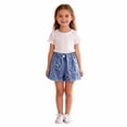 thumbnail image 3 of Girls Denim Shorts for Girls Casual Bottoms with Comfortable Fit and Stretchy Waistband for Everyday Wear - Everyday Summer Bottoms for Kids, 3 of 6
