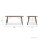 thumbnail image 5 of Mesa Comedor Desayunador 160x90cm Mundo In  Antecomedor Luxo Nogal, 5 of 8