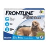 FRONTLINE Plus for Dogs Flea & Tick Medium Breed Dog Spot Treatment, 23 - 44 lbs, 8 Count