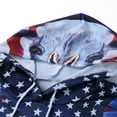 thumbnail image 4 of MesaSe Chandail à Capuche Graphique Animal 3D Loup pour Femmes et Hommes, Chandail m, 4 of 6