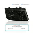 thumbnail image 3 of Spec-D Tuning Smoke Headlights w/o Built-in Fog Lights Compatible with 1999-2005 Volkswagen Jetta Bora MK4 1999-2005 L+R Pair Head Light Lamp Assembly, 3 of 6