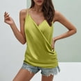 thumbnail image 4 of Levmjia Womens Sleeveless V Neck Tank Tops Summer Casual Blouse Soft Breathable Polyester Spandex Stretchy Comfortable Camisole for Daily Wear, 4 of 8