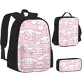 thumbnail image 2 of Anime Collage Cinnamorolls 3 Pcs Backpacks Set with Thermal Insulated Lunch Tote Purse Pencil Case Multifunctional Laptop Daypack Travel Bag, Lunch Box, Pencil Case, 2 of 5