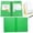 Green, variant on VKQNRGS 1Pc Plastic Folders with 2 Pockets and 3 Prongs,Plastic S-chool Supplies Folders,Reusable Polypropylene Portfolio Organizer for Home Ofice,Assorted Colors,Letter Size