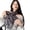 Gray, variant on Lightweight Leopard Design Scarf Multipurpose Neck Wrap For Casual Occasions