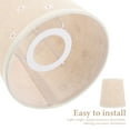 thumbnail image 3 of Lamp Shade Flower Pattern Lamp Shade Decorative Lampshade for Table Wall Floor(E27), 3 of 8