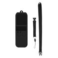 thumbnail image 1 of Sywqhk Funda de silicona + correa de mano para el cuello para accesorios DJI Pocket 2 (negro), 1 of 8