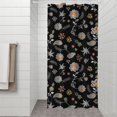 thumbnail image 2 of Pioneer Flower Floral Print Pattern Shower Curtain 36"x72", Bathroom Decorative Shower Curtain Set with 12 Hooks, Waterproof Washable, 2 of 6