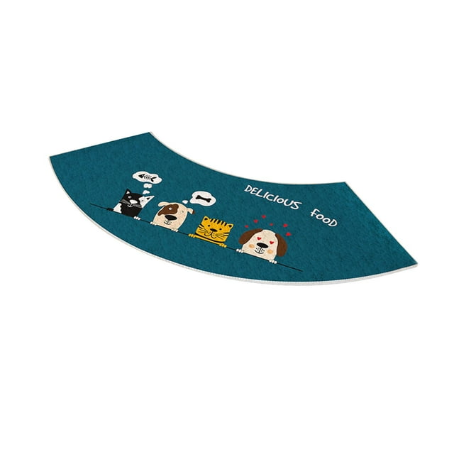 yuksok Bathtub Mat Floor Mat Foot Rug Curved Shower Mat for Laundry Room Tub Shower C