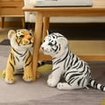 thumbnail image 1 of MesaSe PENGXAING 23-33cm Simulation Baby Tiger Plush Toy Stuffed Soft Wild Animal  Kids Gift, 1 of 6