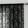 thumbnail image 4 of 1pc Romantic Lace Sheer Curtain, Flower Lace Window Curtains for Living Room Bedroom Home Decor, Window Screening Rod Pocket, 4 of 9