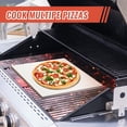 thumbnail image 6 of 18'' Square Pizza Stone Baking Stone Cordierite Bread Stone for Oven Grill, Thermal Shock Resistant Ideal for Baking Different Sizes of Pizzas or Bread, 6 of 12