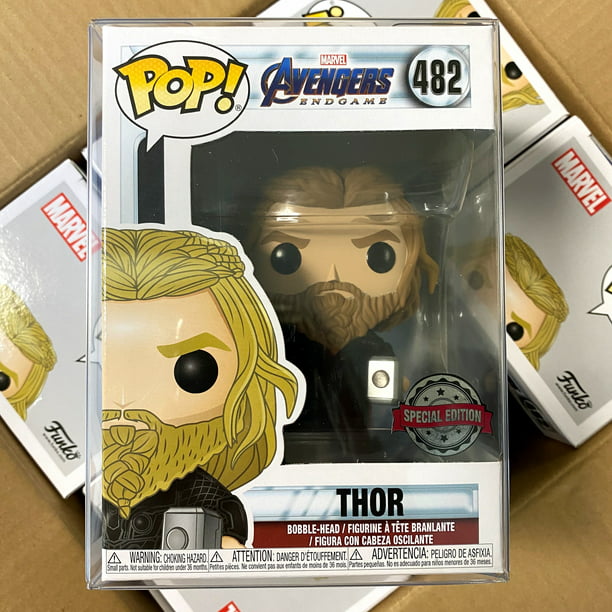 Funko Pop Avengers Endgame : THOR #482 Special Edition w/Pop Protector