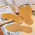 thumbnail image 5 of 2 Pair Rubber Soles Shoe Replacement for DIY Shoes Rubber Full Out Sole Wear Resistant Shoes Sole for Work Shoe and Boots Yellow 12.8×4.53×0.22 inch Chocolate, 5 of 9