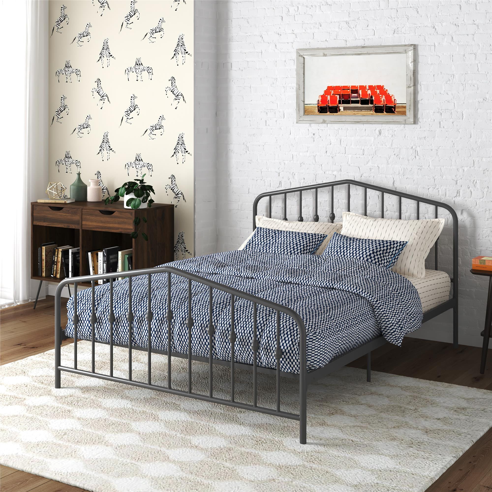Novogratz bushwick metal bed queen deals