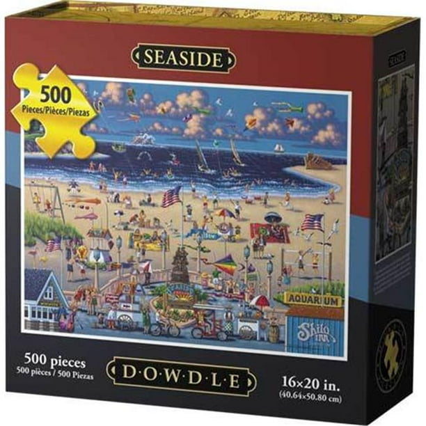 Dowdle Folk Art 500 Piece Seaside Puzzle