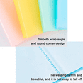 thumbnail image 3 of TAIWO Presentation Clear Book Portfolio Folder with Clear Pockets Sleeves Protectors, Multicolor, 3 of 5