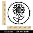 thumbnail image 2 of Sunflower in Circle Rubber Stamp for Scrapbooking Crafting Stamping - Large 1-1/4 Inch, 2 of 7