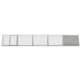 thumbnail image 2 of vidaXL Rabbit Cage Grey 504.5x80.5x71 cm Galvanised Steel, 2 of 4