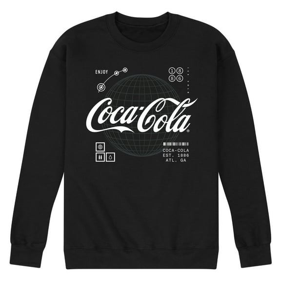 Coca-Cola - Logo Hud  - Men's Crew Neck Fleece Pullover