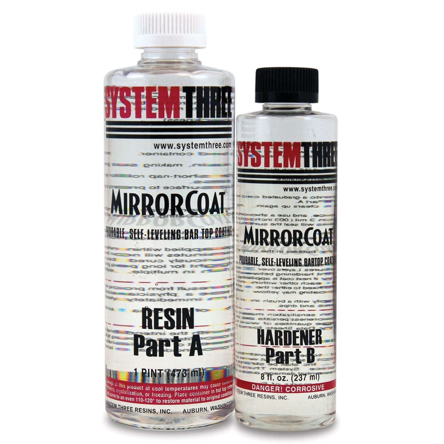 System Three Resins 0500K40 1.5 in. Pint Mirror Coat
