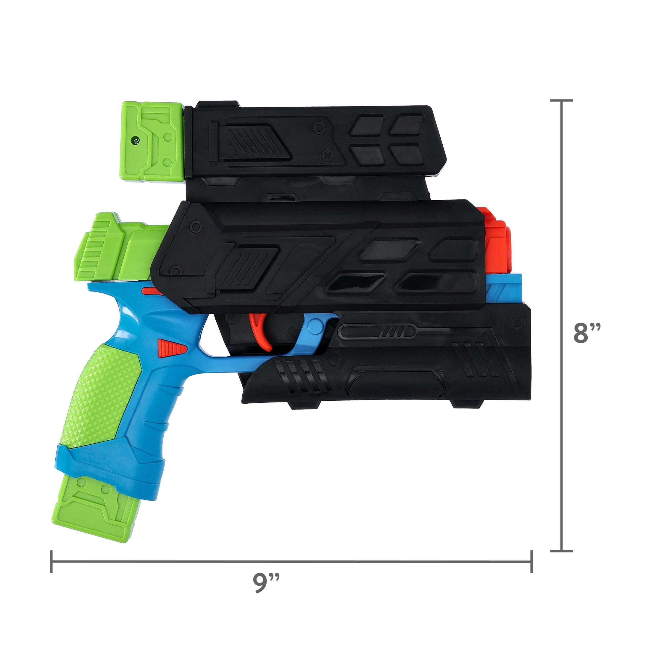 Adventure Force Vulture Play Pistol with Ejecting Shells, 14 Pieces