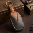 thumbnail image 4 of Key Fob Cover Compatible with Toyota Tundra Corolla Cross Venza Sequoia Highlander Avalon RAV4 Camry C-HR Prius Keychain Case Holder Protector,Black, 4 of 7