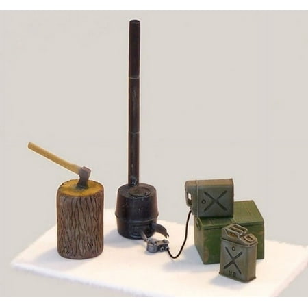 Plus Model 1:35 US Tent Stove Resin & PE Diorama Accessory #419