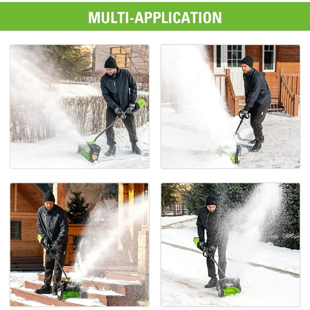 Greenworks 80v snow sale shovel