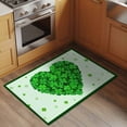 thumbnail image 2 of Saint Patrick's Day Entryway Rug 2'x3'&nbsp; Non Slip Front Door Mats, Spring Lucky Grass Love Heart Entrance Rugs Indoor Outdoor Carpet, Washable Floor Mats Small Area Rug for Bedroom Kitchen, 2 of 8