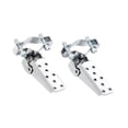 thumbnail image 4 of koolsoo Motorcycle Foot Pegs Motorcycle Part Folding Footrest Modification Foot Rest silvery, 4 of 9