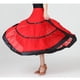 thumbnail image 4 of Falda De Salón De Baile Flamenco Vestido De Swing De Vals Traje De Baile Moderno Rojo Sunnimix Vestido de baile latino, 4 of 8