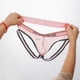 thumbnail image 4 of Tanga de cintura baja para hombre, de seda helada, ultrafina, transparente, sexy, con realce de cadera, ropa interior doble Ding, ropa interior sexy gay para hombre, 4 of 5