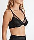 Women's Bali DF3386 One Smooth U Lace Minimizer Underwire Bra (Black 40C)