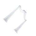 thumbnail image 2 of Langgg Durable Wedding Arch Drape Chiffon Curtain Panels With Graceful Draping For All Event Entertainment Drapes Well Smooth White 70x550cm, 2 of 6