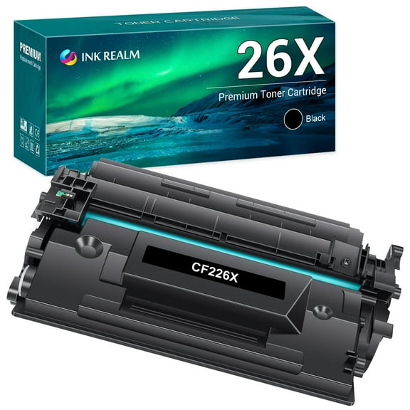 Ink realm Compatible Toner Cartridge for HP 26A CF226A 26X CF226X Laserjet Pro M402dn M402n M402dw Pro MFP M426fdw M426fdn M426dw Printer (Black 2-Pack)