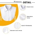 thumbnail image 2 of YEKEYI Detachable Dickey Collar Blouse for Women, Fake Half Shirts Faux False Collar for Girls Favors, 2 of 8