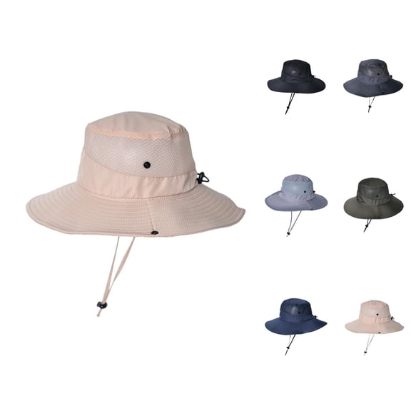 Packable Beach Bucket Hat - Quick Dry UV Protection Sun Hat for Travel Mens And Womens Sunscreen Fisherman Hat Outdoor Mountaineering Fishing Sunshade Hat Breathable Sun Hat