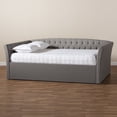 thumbnail image 6 of Baxton Studio Delora Modern and Contemporary Light Grey Fabric Upholstered Full Size Daybed, 6 of 8