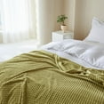 thumbnail image 4 of Simple&Opulence Olive Green Throw Blanket for Couch-Super Soft Fluffy Blankets for Women 50x70 Inches Cozy Lightweight Fleece Blanket for Home Décor, 4 of 5