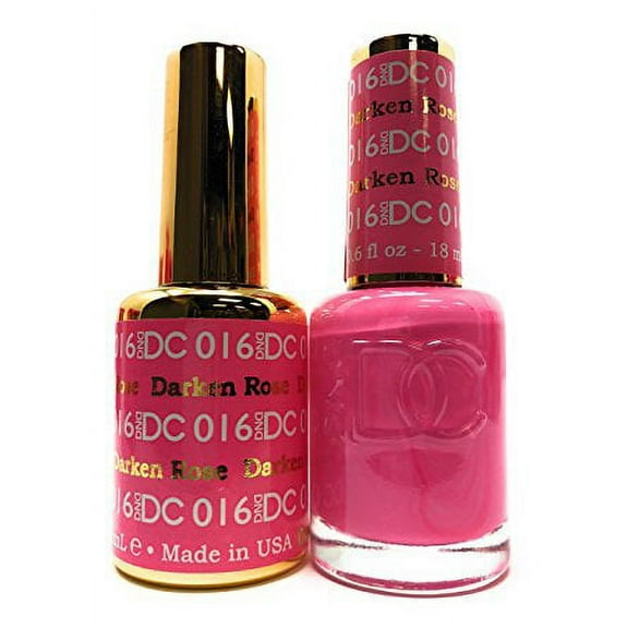 DND - DC Duo Soak off Gel & Matching nail polish, Darken Rose #DC016