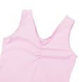 thumbnail image 6 of Linjinx Girls 2 Pieces Sleeveless Gymnastics Ballet Leotard with Chiffon Ruffle Skirt Ballerina Pink M, 6 of 7