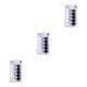 thumbnail image 2 of Bewildely Gancho de pared elegante de 10 piezas: función práctica Gran capacidad de carga Fácil instalación Elegante negro + blanco Type1 NO1, 2 of 6