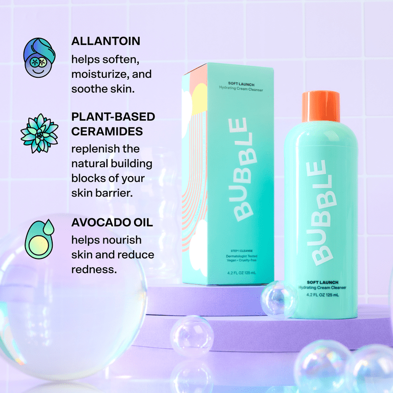 Bubble Skincare Soft Launch Hydrating Cream Cleanser photo 4