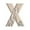 X, variant on 5 Inch 26 Letter Wood Letters Rustic Wood Letters for Wall Window Door Desktop Table Decor Decorative Standing Letters Slices Sign Board Decoration for Craft Home Party Projects