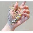 thumbnail image 2 of Pulseras de mejores amigos para 2 pulseras de cordón ajustable a juego para Bff relación de amistad novio novia regalo de San Valentín Feliz Sencillez, 2 of 2