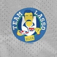 thumbnail image 5 of Ted Lasso Badge Mens Lined Mesh Shorts, Silver, Small, 5 of 6