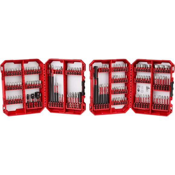 Milwaukee SHOCKWAVE Impact Duty Driver Bit Automotive Set - 124PC, (48-32-4034)