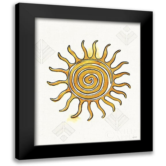 Tavoletti, Anne 12x14 Black Modern Framed Museum Art Print Titled - Southwest Flair V